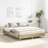 Каркас кровати VidaXL 3328719 дуб 143x203 см Photo 3