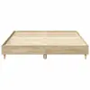 Каркас кровати VidaXL 3328719 дуб 143x203 см Photo 5