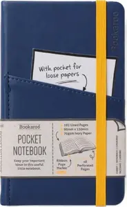 Блокнот IF Bookaroo Journal Pocket A6 – карманный A6 блокнот, тёмно‑синий