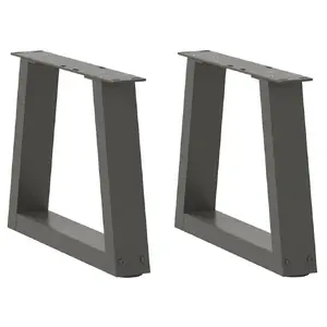 Запчасть для стола VidaXL 4012526, металл, антрацит, для использования в помещении, Ш 313 мм, В 400 мм