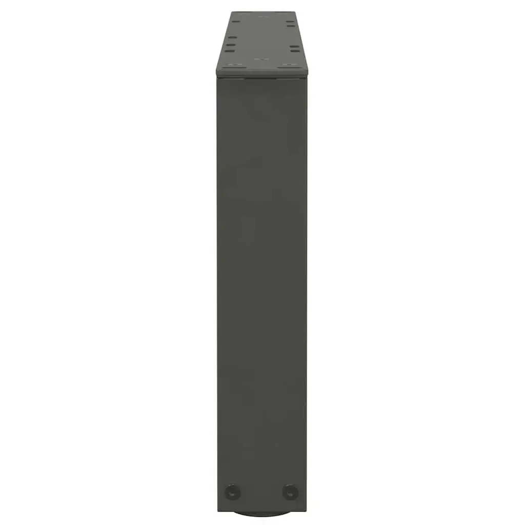 Galda daļa VidaXL 4012614 metāla antracīts Photo 6