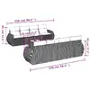 VidaXL 3253490 9 daļu āra mēbeļu komplekts Photo 3