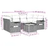 VidaXL уличный набор мебели 3219922 — 7 предметов Photo 9