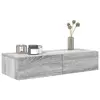 Shelf VidaXL 859991 — wood grey 1000×360×190 mm Photo 3