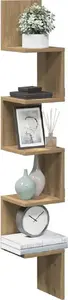 Настенная полка VidaXL модель 856615, цвет дуб artisan, 20 x 20 x 127,5 см