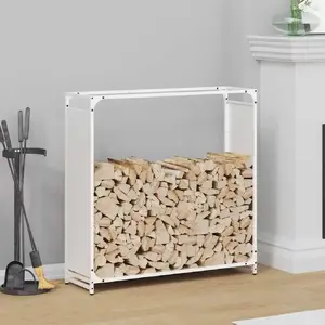 Malku statīvs VidaXL modelis 864216 — balta auksti velmēta tērauda