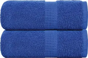 Towels VidaXL 2 pcs blue 30x30 cm 100% cotton