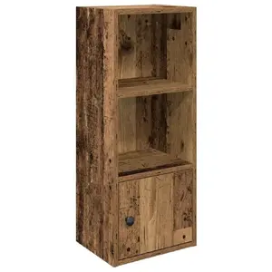 Книжный шкаф для гостиной VidaXL 860335, натуральное дерево, полки, 310×240×770 мм