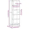 Книжный шкаф VidaXL 3300854 — 5 полок, металл Photo 9