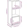 Bookcase VidaXL 860342 Photo 11