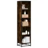 Bookcase VidaXL 3300852 — 5 shelves, oak, metal frame Photo 2
