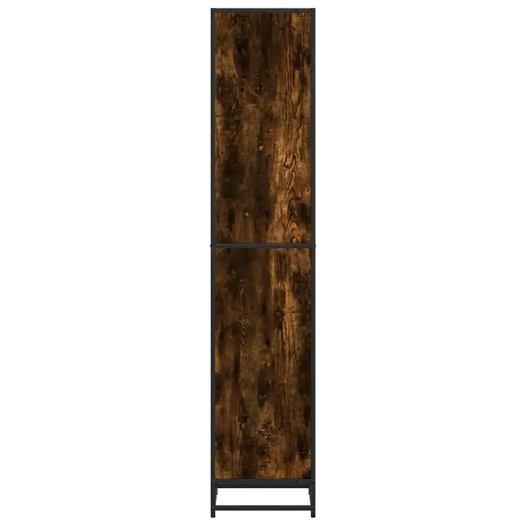 Bookcase VidaXL 3300852 — 5 shelves, oak, metal frame Photo 5
