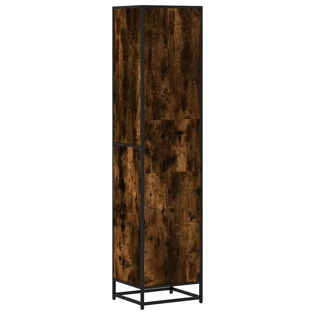 Bookcase VidaXL 3300852 — 5 shelves, oak, metal frame Photo 6