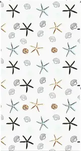 Shower Curtain Roller VidaXL 140x240 cm — Fabric Width 136 cm