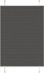 Плиссированная затемняющая штора VidaXL 85 x 100 см — ширина ткани 84,4 см