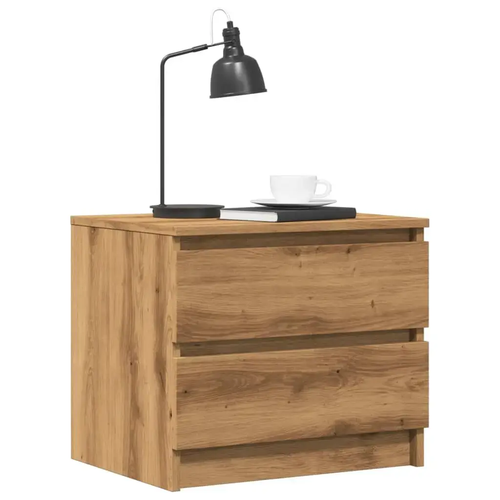 Nightstand VidaXL 856520 Oak 50×40×43.5 cm Photo 2