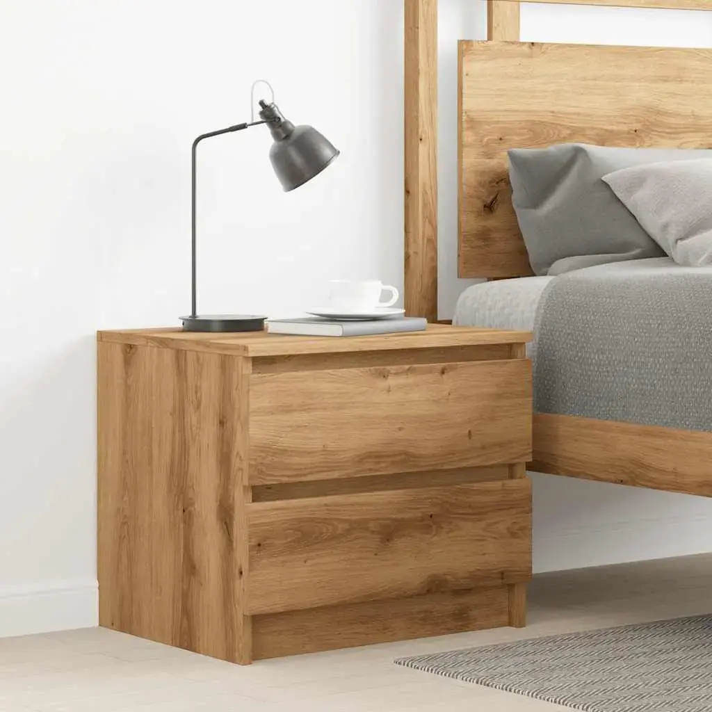 Nightstand VidaXL 856520 Oak 50×40×43.5 cm Photo 3