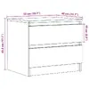 Nightstand VidaXL 856520 Oak 50×40×43.5 cm Photo 10
