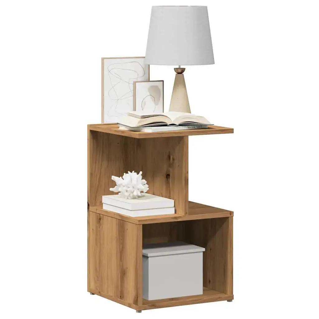 Тумбочка VidaXL 856532 дуб 350×350×550 мм Photo 2