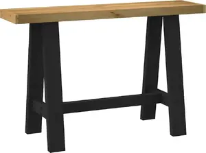 Konsoles galds VidaXL NOAIN 120x30x75 cm masīvkoks (priede)