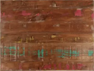 Galda virsma VidaXL 90x70x1,5 cm taisnstūra no atjaunotas cietkoksnes