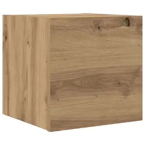 TV cabinet VidaXL 856414 — wood top and frame, 305×300×300 mm
