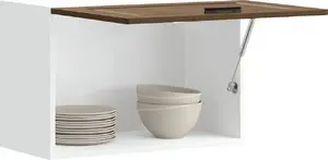 Sienas virtuves skapītis VidaXL Lucca brūnā ozola krāsā — modelis 854084