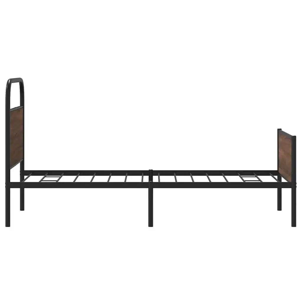 Каркас кровати VidaXL 4100495 дуб 105x207 см Photo 6
