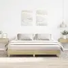 Каркас кровати VidaXL 3329023 — дуб, 183×203 см Photo 2