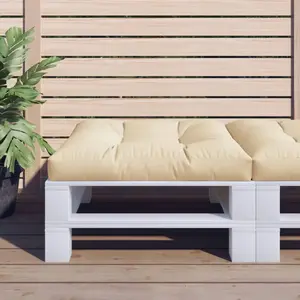Подушка для паллетного дивана VidaXL 70×70×12 см бежевый