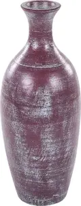 Decorative terracotta vase 57 cm brown - Beliani KARDIA