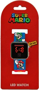 Детские цифровые часы Kids Euroswan Super Mario GSM4236 с LED и календарём