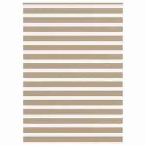 Рулонная штора зебра VidaXL 155x200 см, ширина ткани 150,9 см, полиэстер