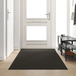 Коврик для дверей VidaXL черный полиамид 300 x 120 x 0.9 см