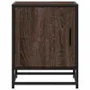 Nightstand VidaXL 848718 oak, metal frame Photo 5