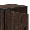 Nightstand VidaXL 848718 oak, metal frame Photo 10
