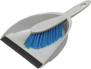 Dustpan with brush VILEDA Professional 100268 — grey, compact cleaning set