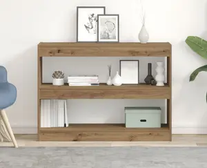 Bookshelf VidaXL model 862722, engineered oak wood, large