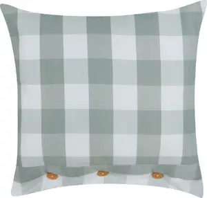 Декоративная подушка Beliani TAMNINE 45 x 45 см, в клетку, мятная