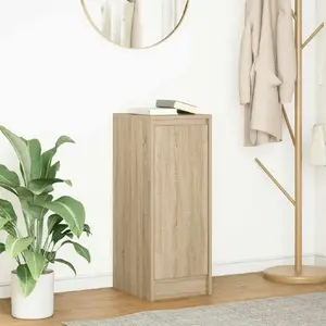 Chest of Drawers VidaXL Sonoma Oak, glued wood, 29.5×34×76 cm
