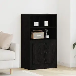 Буфет VidaXL 862820 черный дуб, инжиниринговая древесина 60 x 35,5 x 103,5 см