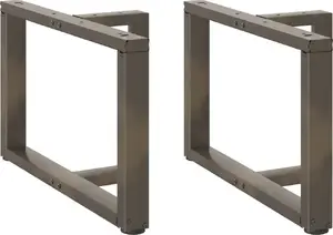 Ножки для журнального стола VidaXL модель 4013039, сталь, комплект 2 шт., 70x25x(42–43) см