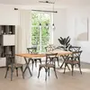 Galda daļa VidaXL 4012922 metāls antracīts Photo 2