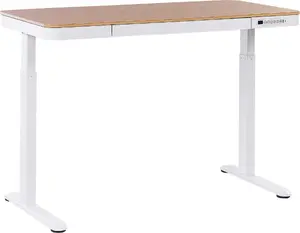 Rakstāmgalds Beliani Kenly 120 x 60 cm balts — Beliani Kenly