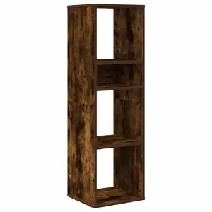 Книжный шкаф VidaXL 860287, деревянный каркас и полки, дубовый цвет, 340×310×1120 мм