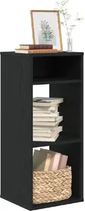 Bookshelf VidaXL model 860275, black, dimensions 34×31×80 cm