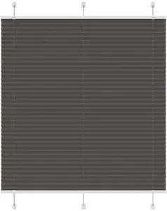 Pleated blackout blind VidaXL 120x150 cm — fabric width 119.4 cm