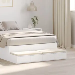 Тумбочка VidaXL 120 x 36.5 x 16.5 см Белая Дерево Для хранения
