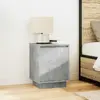 Прикроватная тумба VidaXL 861272, бетонный цвет Photo 4