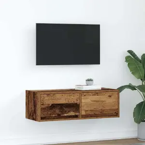 ТВ-тумба VidaXL Stare drewno 80x31x25,5 см клееное дерево